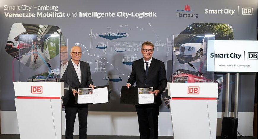 Smart und digital: Deutsche Bahn und Stadt Hamburg verlängern Smart-City-Partnerschaft um fünf Jahre